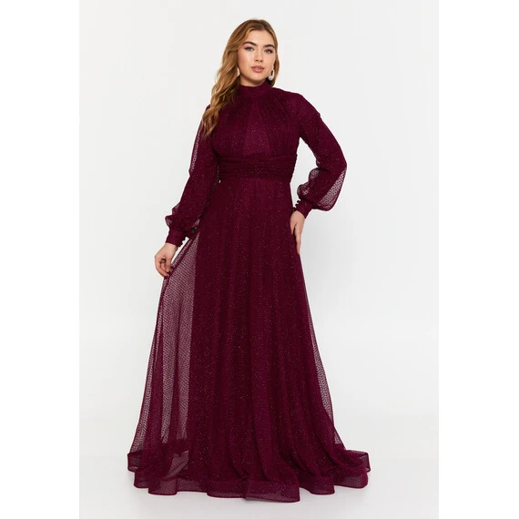 LONG SLEEVE MAXI MODEST DRESS