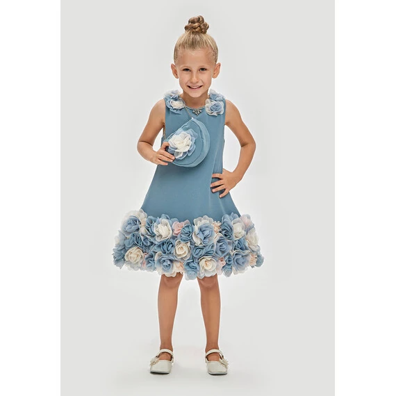 GIRLS BLOSSOM DRESS