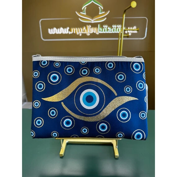 TURKISH EVIL EYE LARGE POUCH