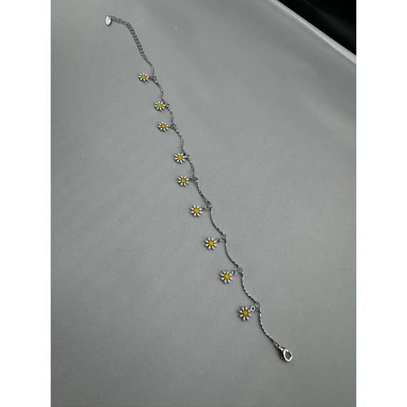 STAINLESS STEEL SUNFLOWER ANKLET